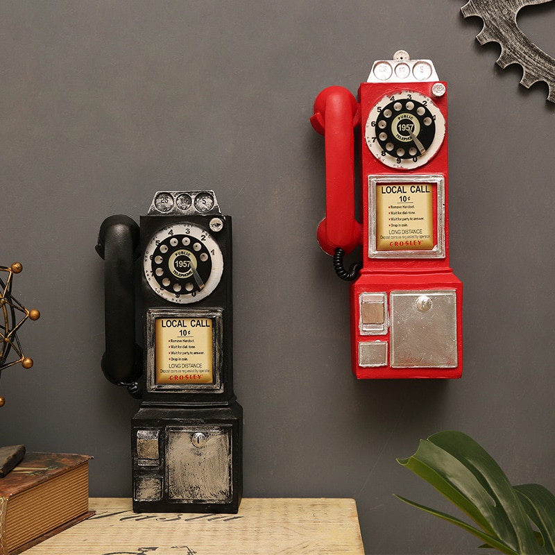 Telephone vintage style retro - Location deco retro vintage