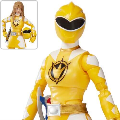 Hasbro Power Rangers 1/12 Lightning Thunderbolt Yellow Warrior 6 inches ...