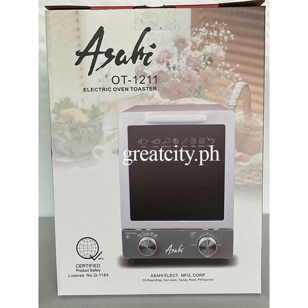 Asahi Oven Toaster OT1211 Shopee Philippines