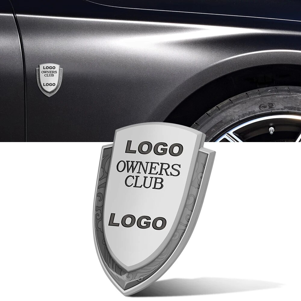 ☬3D Sticker OWNERS CLUB For BMW F30 E90 F10 E34 E39 E46 E60 E61 F20 E87 ...