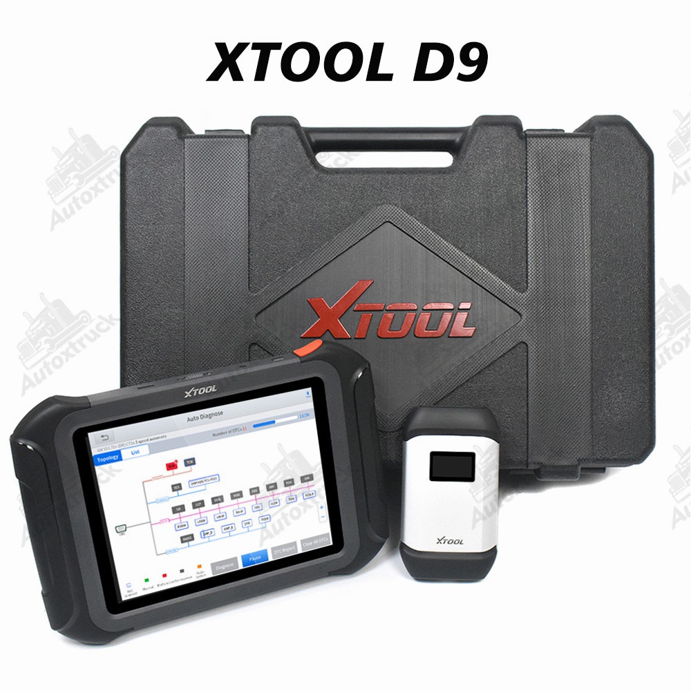 Automotive Scan Tool Xtool D9 Topology Map Bi Directional Control Ecu