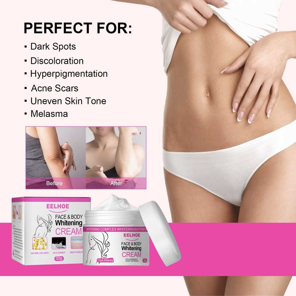 Effective in 3 days whitening cream for private parts singit inguinal