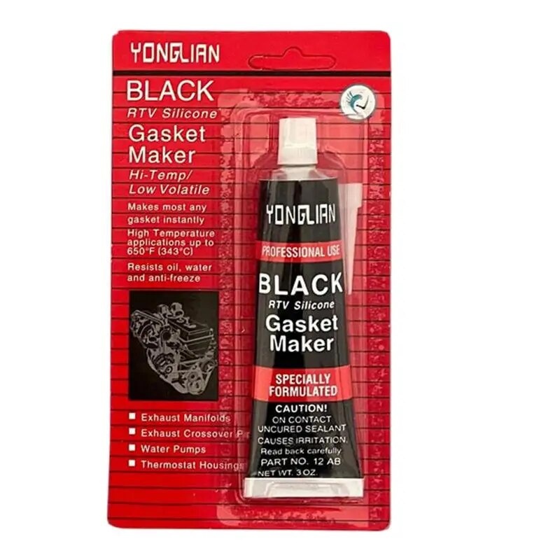 Automotive Gasket Sealant Hi Temp Liquid Gasket Sealer Black Liquid