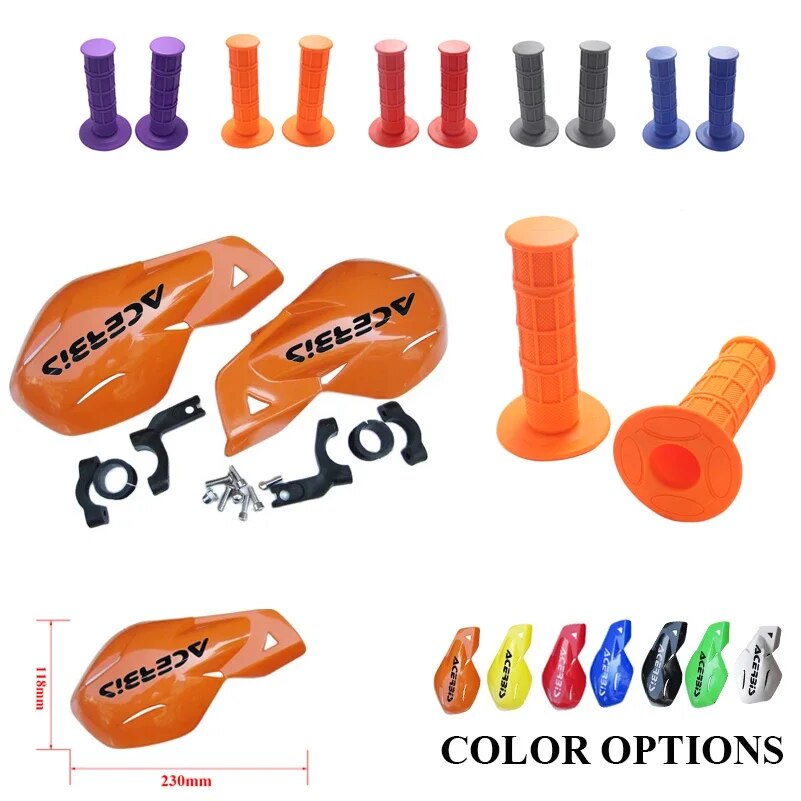 Motocross Hand Guard Handle Protector | Handguard Motocross Hand Protector - 22mm