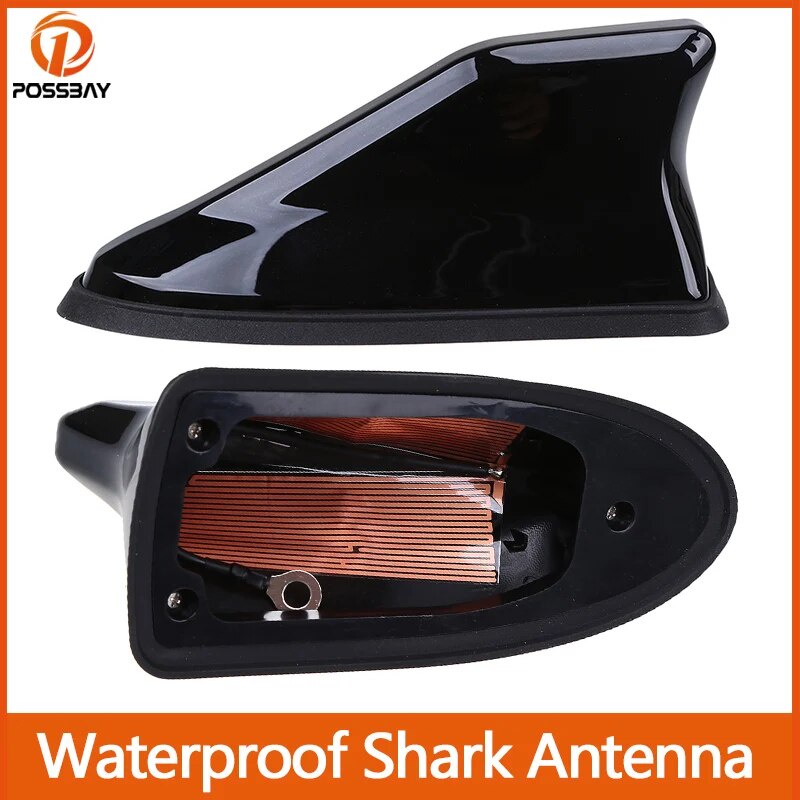 Waterproof Car Shark Antenna Auto Am/Fm Radio Aerials Stronger Signal