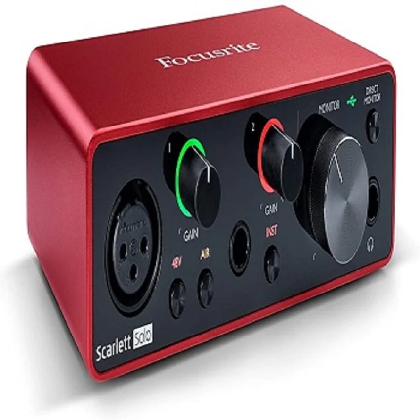 유Authentic Focusrite Scarlett Solo (3rd Gen) USB Audio Interface with ...