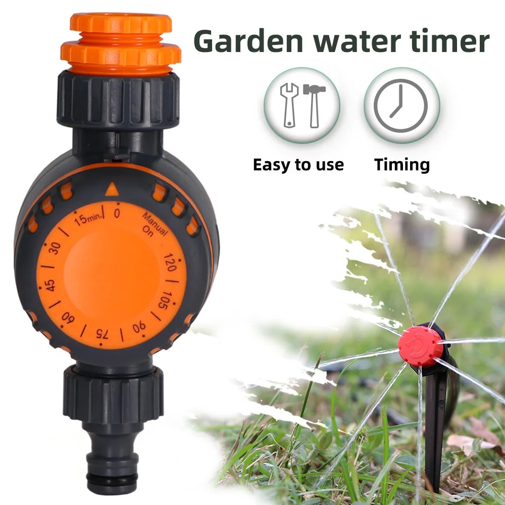 Garden Mechanical Watering Timer Drip Irrigation System 120minutes
