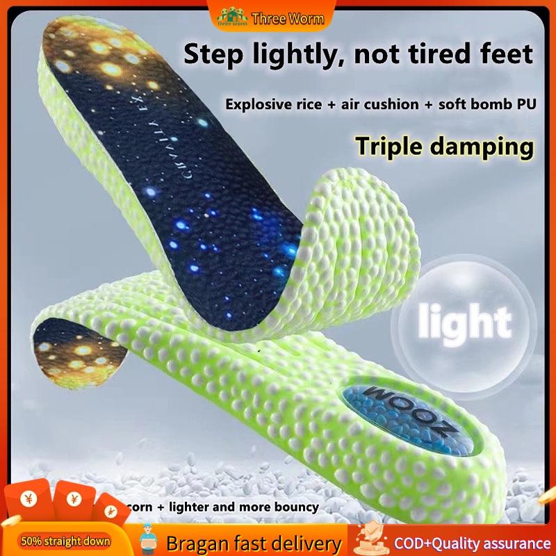 Shock Absorber Insoles pad inserts heel cushion basketball running