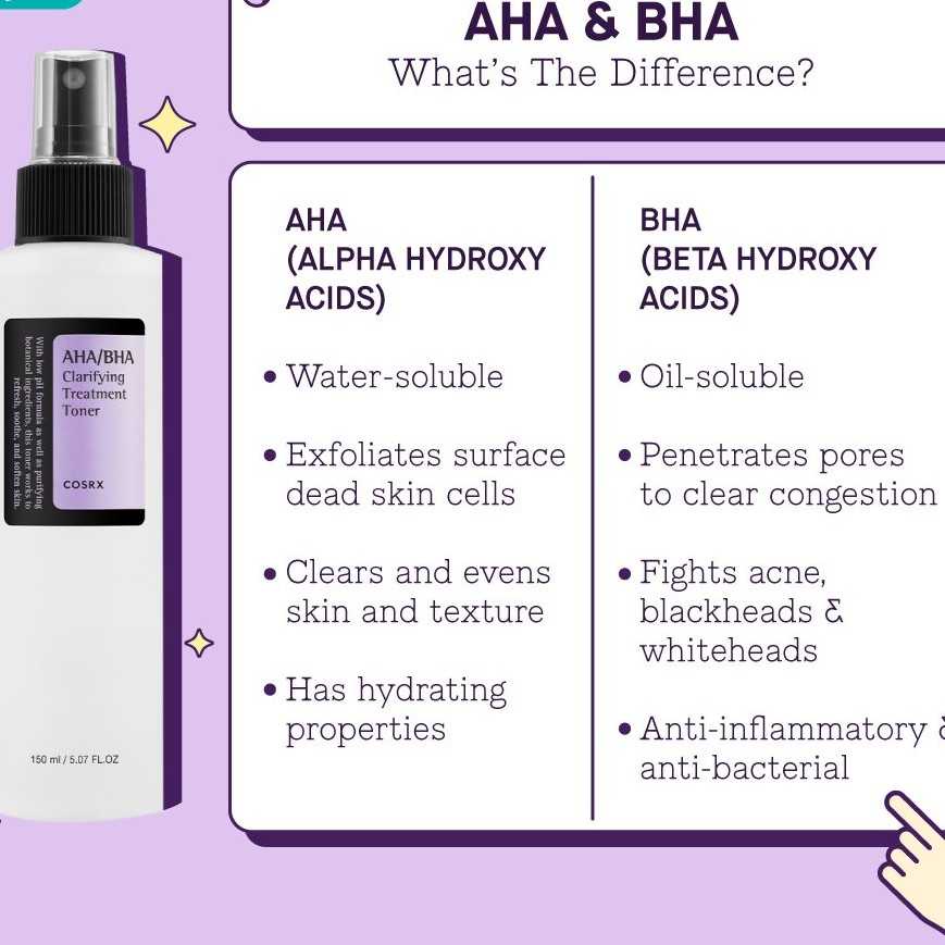 COSRX AHA/BHA Clarifying Treatment Toner 150ml Hydrating, Mild