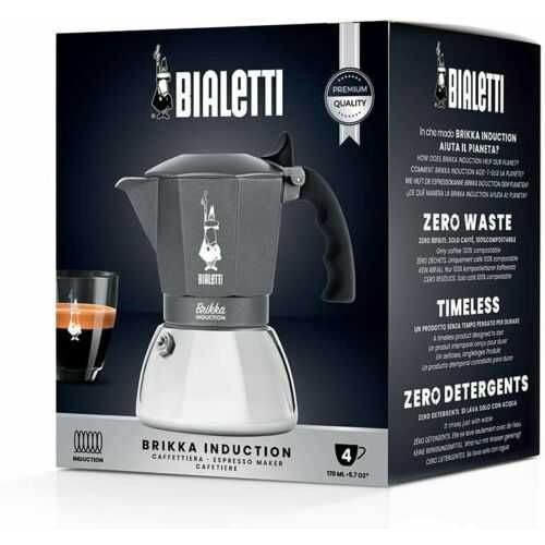 Bialetti Brikka for Induction Moka Pot Moka Pot that makes Crema