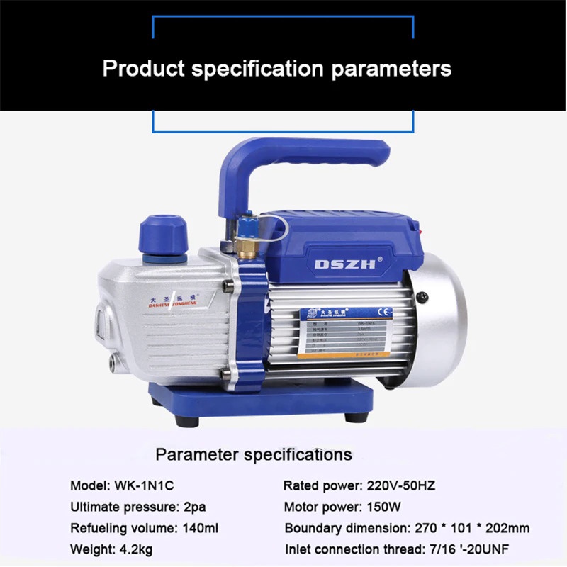 Vacuum Pump 1 liter Vacuum pump mini pump air conditioning vacuum pump