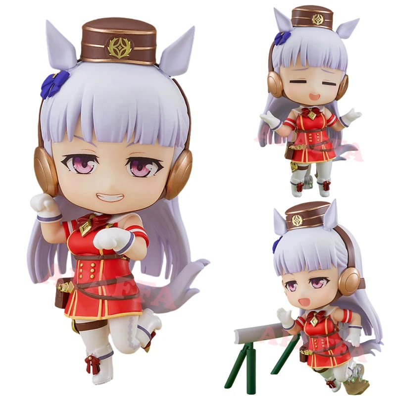 Figura De Anime Pretty Derby Tokai Teio/Rice Shower, 10 Cm, Con Accesorios, Articulada Y Coleccionable