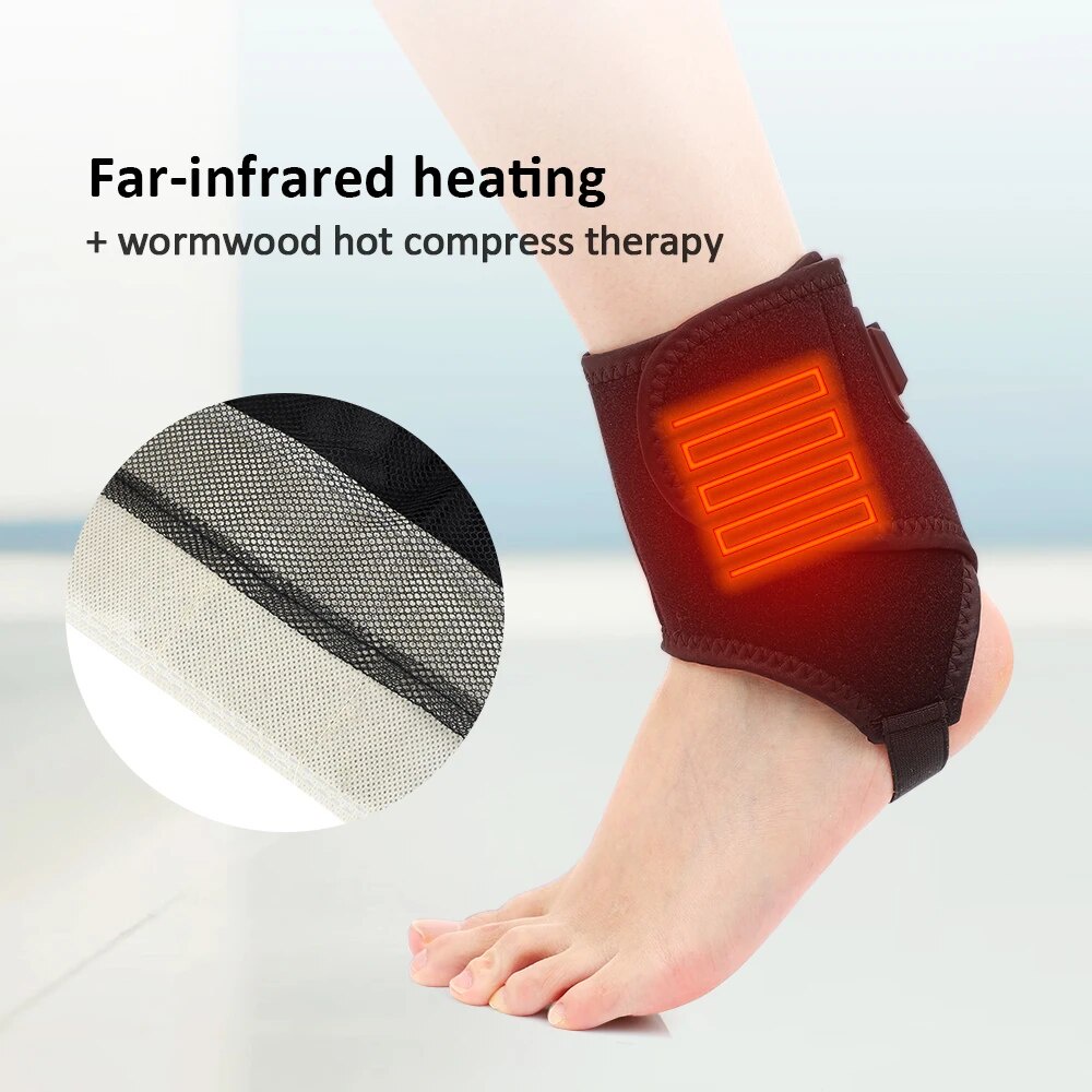 34A Electric Heating Pads for Ankle Pain Relief Sprain Recovery 3 Gear