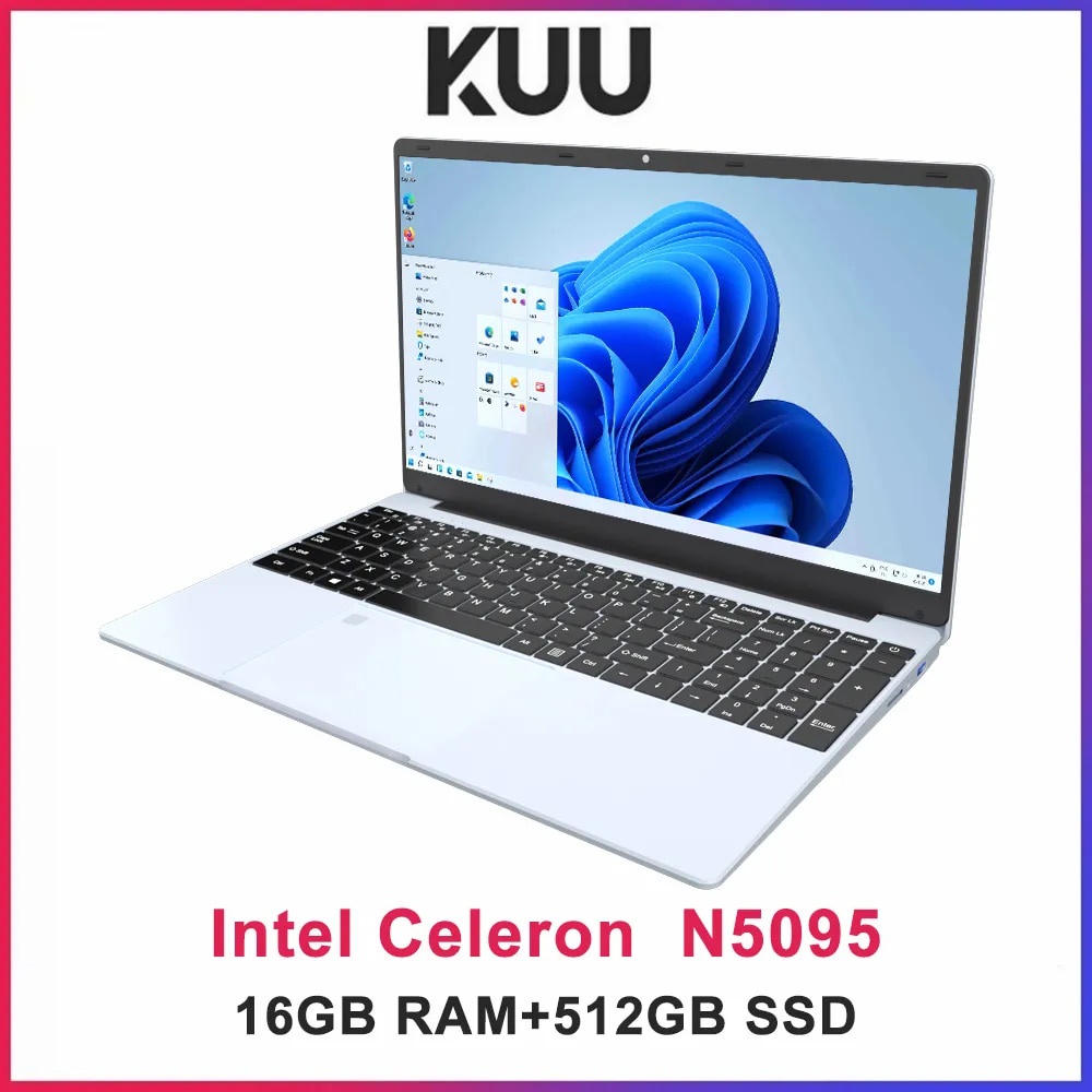 Kuu Yepbook Inch Fhd Laptop Gb Ram Gb Ssd Windows Notebook Intel Celeron N