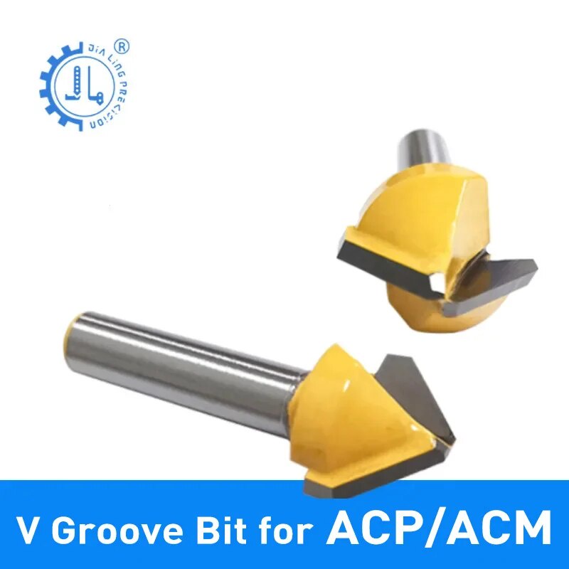 Carving Bit ACP Grooving Wood Milling Aluminum Cutter para sa Metal ...
