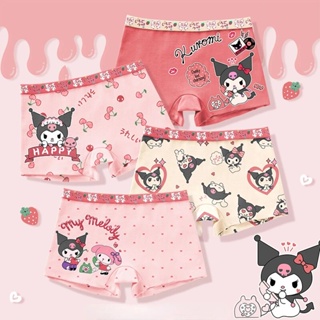 4PCS Sanrio Hello Kitty Girl Cartoon Boxers Cute Anime Baby Children Cotton Underwear  Panties Quality Soft Shorts Size XL Gifts - AliExpress