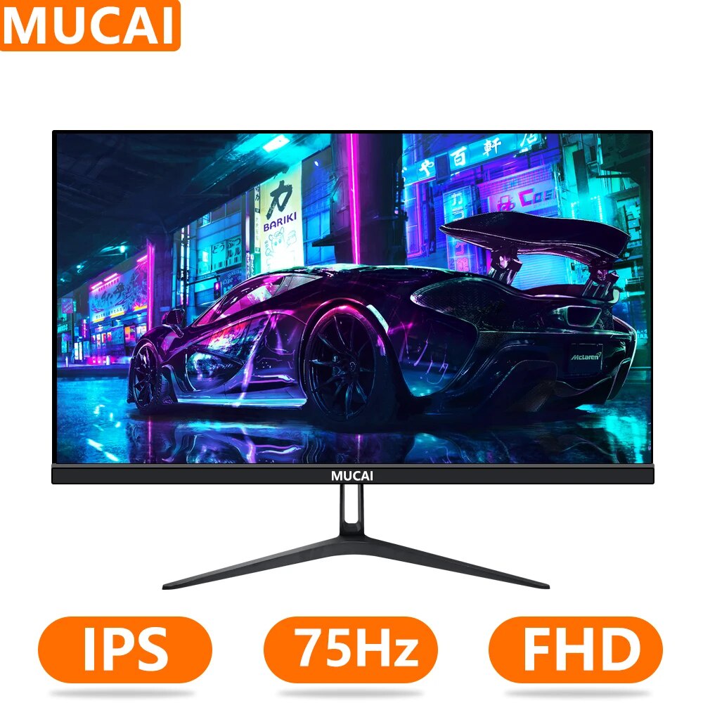 MUCAI N270E 27 Inch Monitor 75Hz Display IPS Desktop LED Computer ...