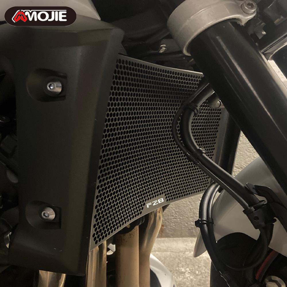 Grille De Protection Radiateur Pour Yamaha FZ1 FZ8 (2006-2015) - En Aluminium, Noir - Anti-cailloux, Amélioration Aérodynamique