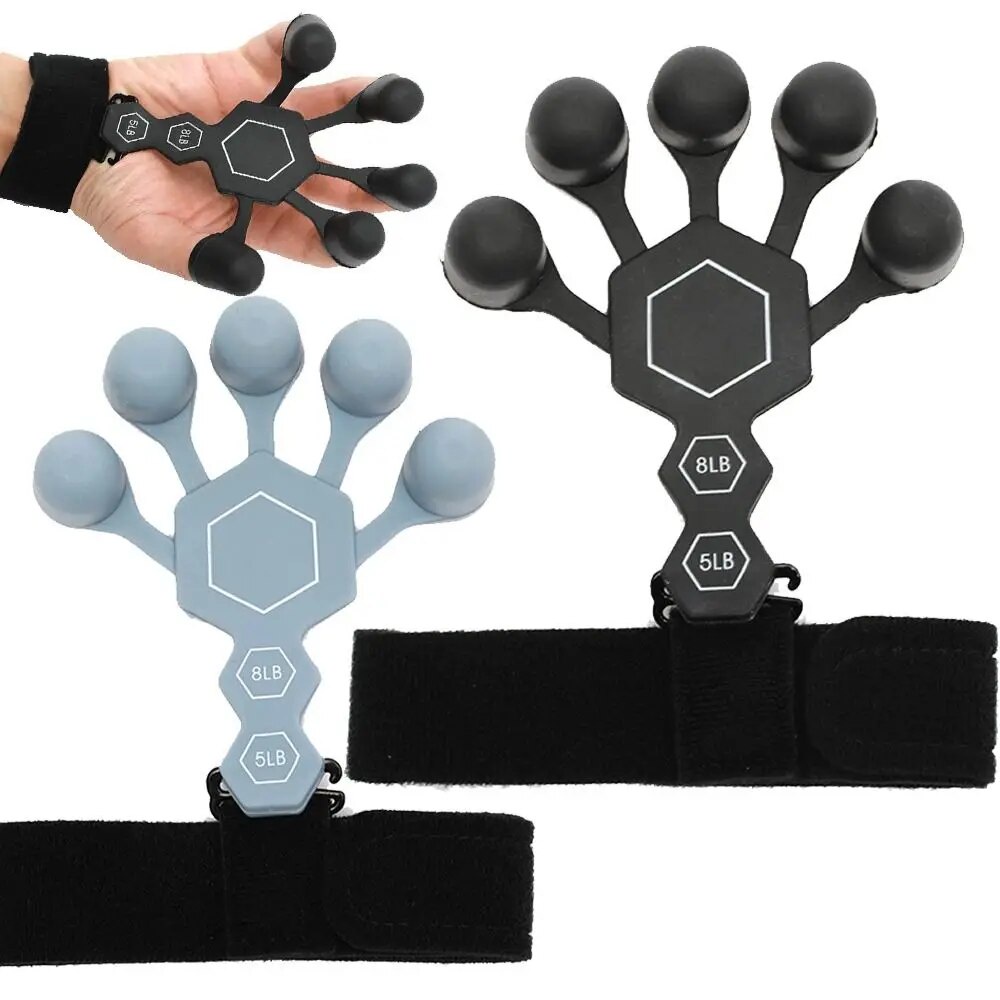 ┱Gripper Band 58lbs Hand Extension Exerciser Finger Strengthener