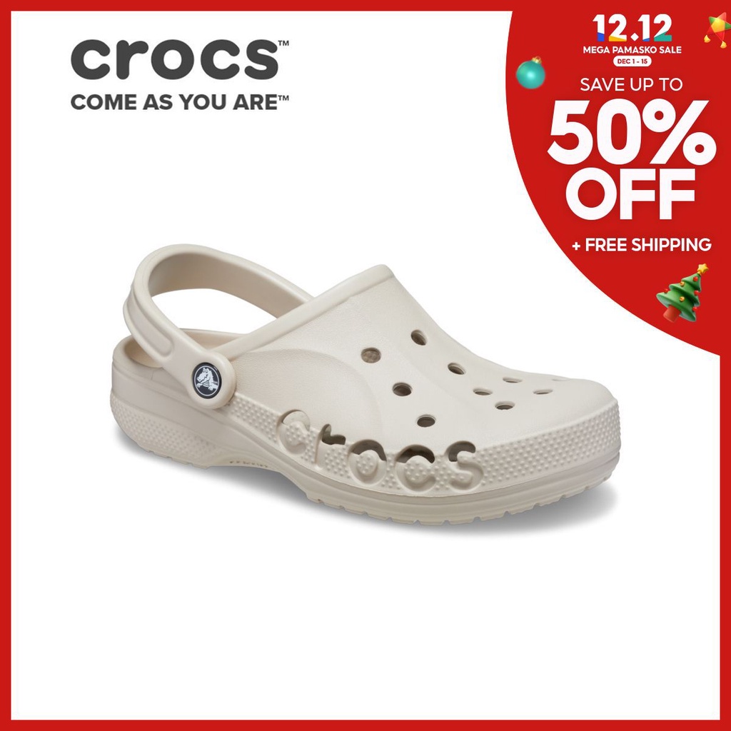 Crocs Unisex Baya Clog in Cobblestone | Shopee Philippines