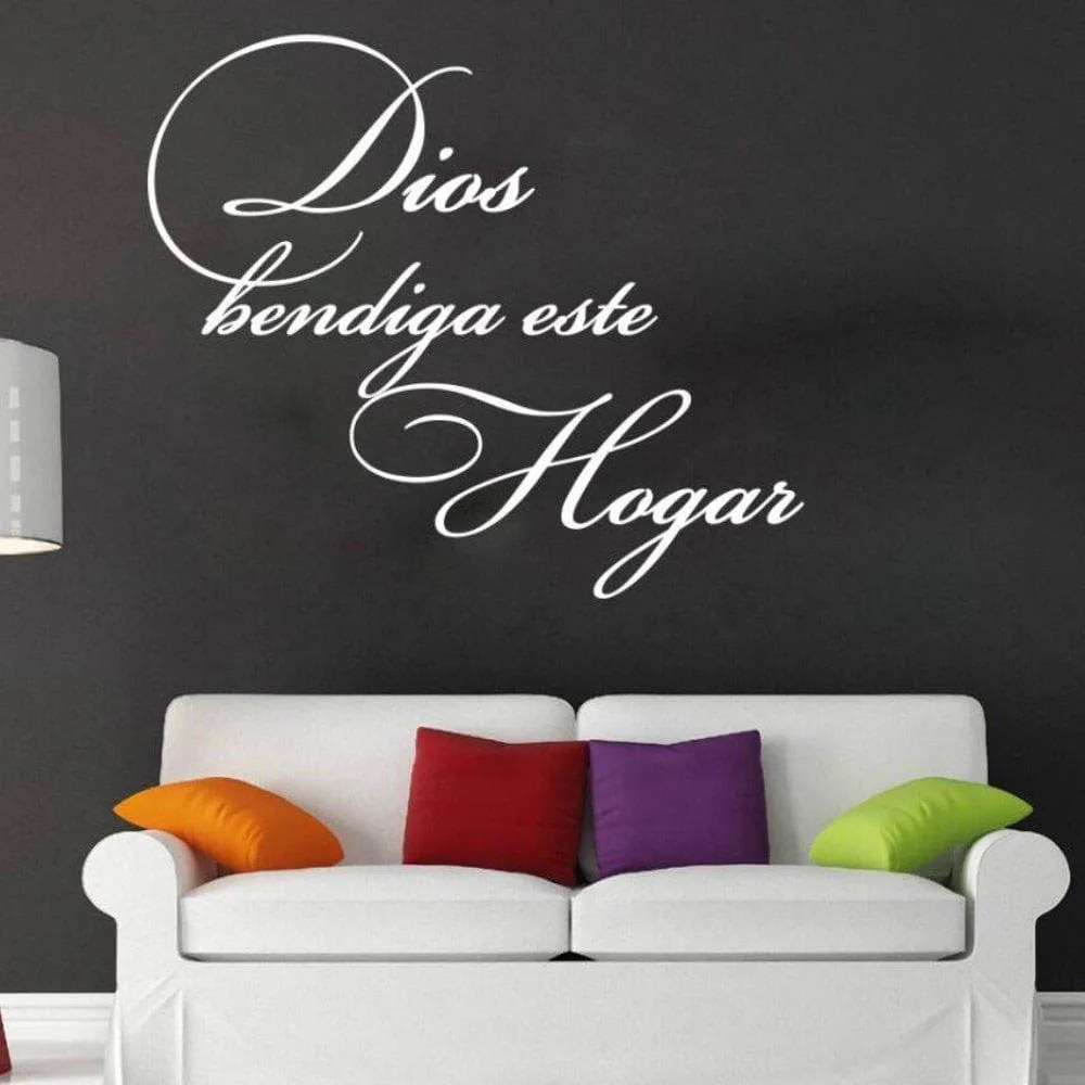 Spanish Quotes Wall Sticker Waterproof Vinyl Wallpaper Decor Bedroom ...