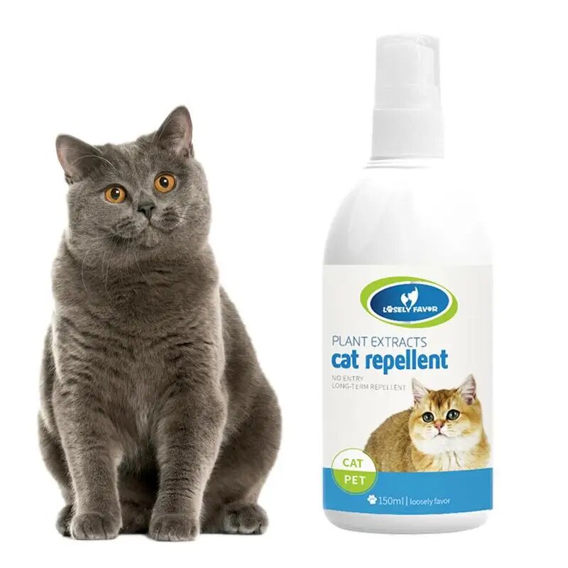 ♚150ml Cat Deterrents Spray Pet Tartar Remover Pet Training Spray To