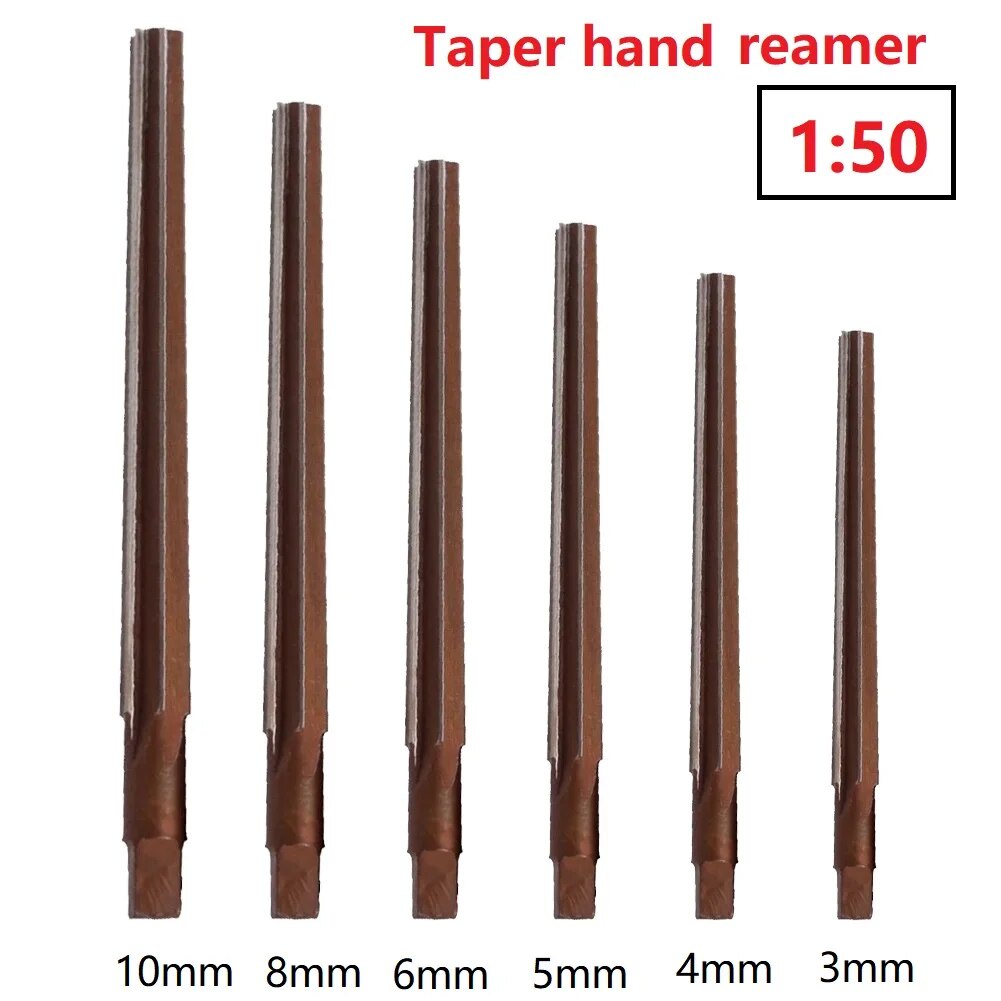 08h Taper Pin Hand Reamer 150 Conical Degree Sharp Manual Pin HSS