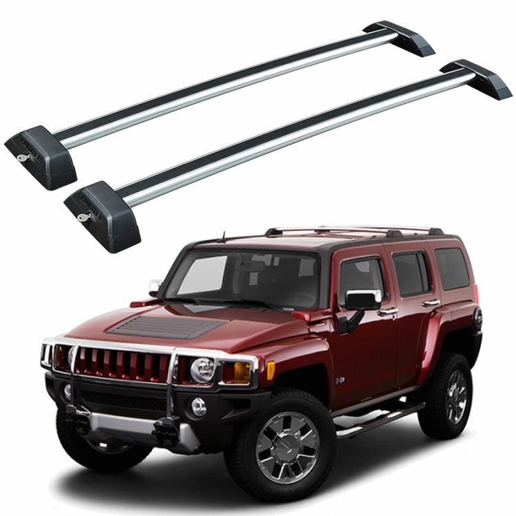 Cargo Luggage Roof Rack For HUMMER H3 0713 Side Rail Cross Bar
