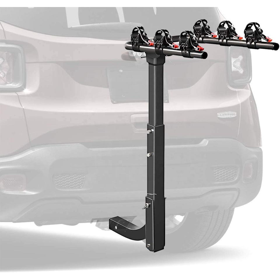 Metal Bicycle rack carrier for car bike hitch high loading Luggage rack ...