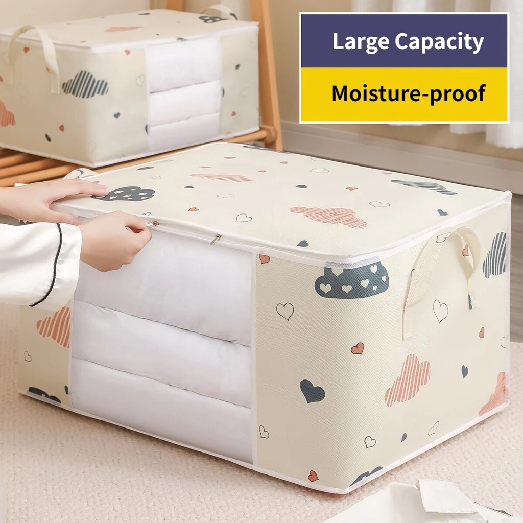 Dustproof Waterproof Bag Quilt Storage Organizer Clothes Quilt Pillow ...