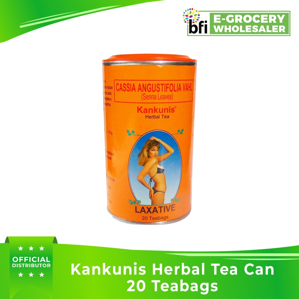 BFI Kankunis Herbal Tea Can (Set of 20 Teabags) Shopee Philippines