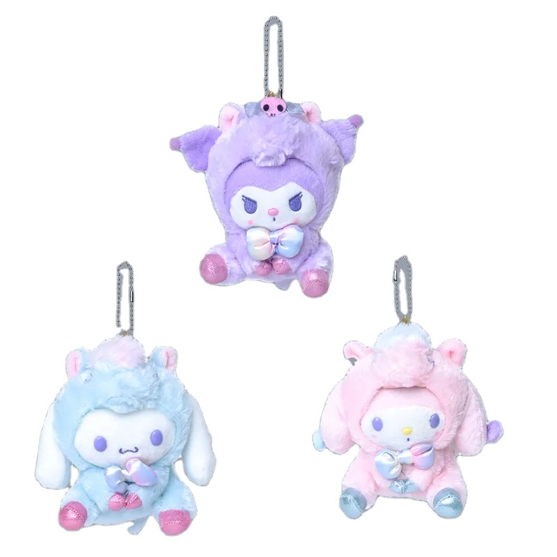 Hot selling Kawaii Sanrio Unicorns Plush Toys Anime Kuromi Stuffed