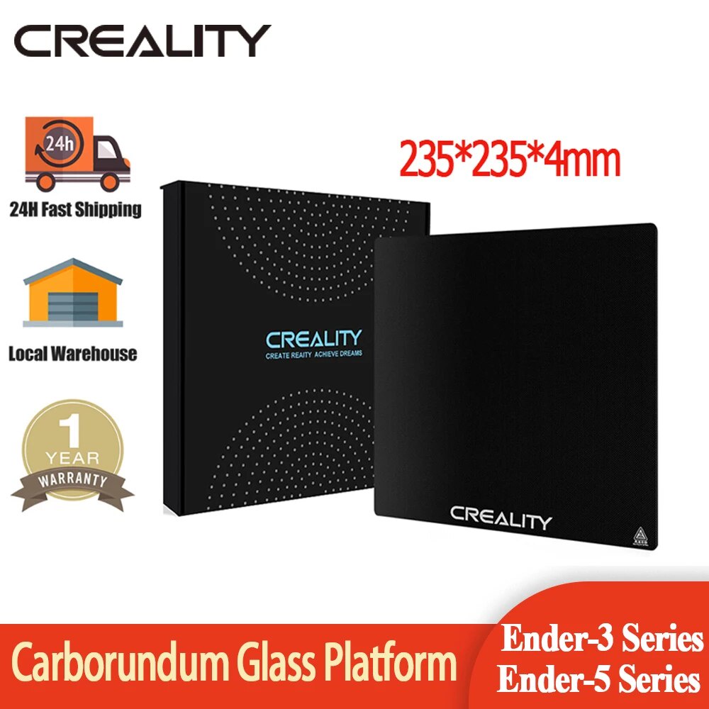 CREALITY 3D Printer Ender-5 Pro/ Ender 3V2 Carborundum Glass Bed ...