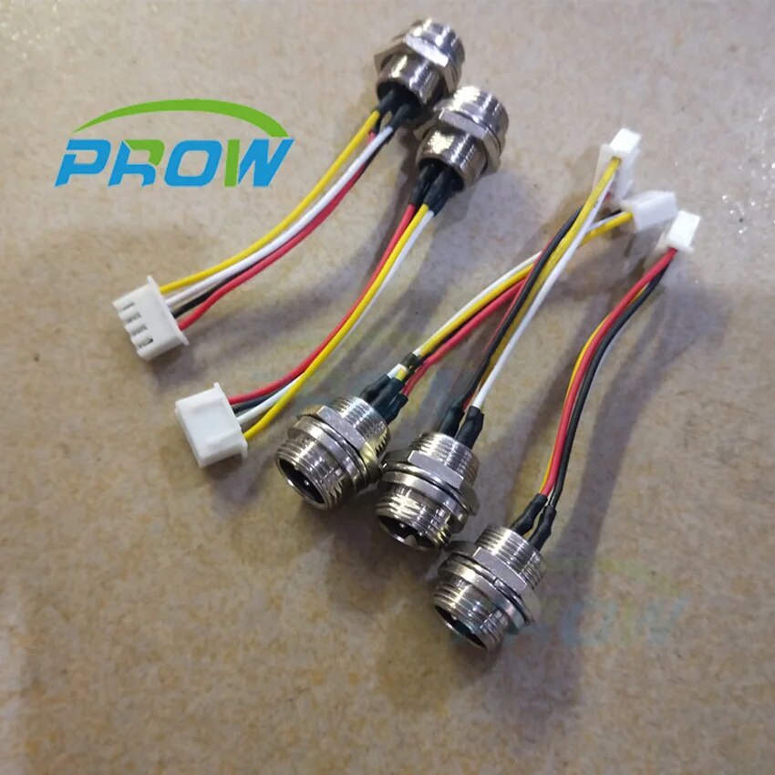 10Q GX12 aviation socket with wire plug 2.54 M12 to XH2.54mm XH2.54 ...