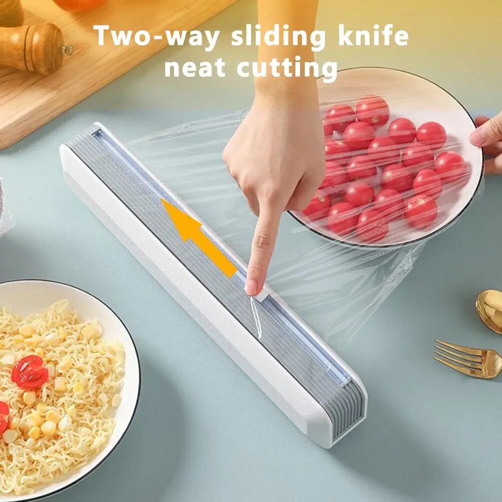 11d Cling Wrap Cutter Dispenser Adjustable Wall Mounted Cling