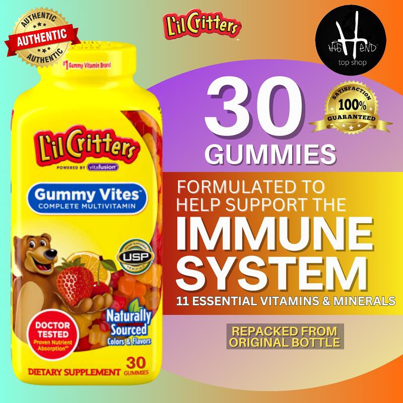 30 Gummies Lil Critters Gummy Vites Complete Kids Gummy Multivitamins