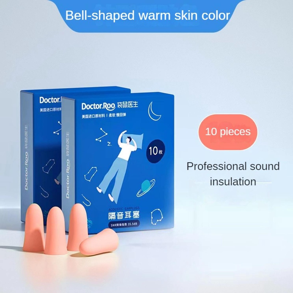 Kangaroo Soft Foam noise cancelling sleep Earplugs.Reduce Noise by 35.5