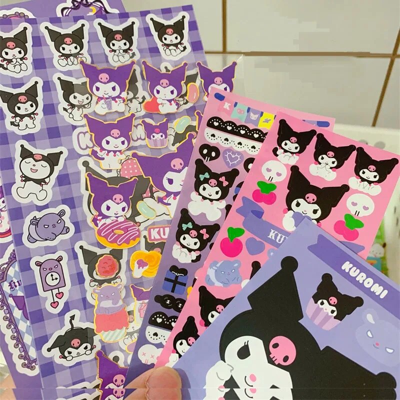 67F Kawaii Sanrio Anime Stickers Aesthetic Hello Kitty Kuromi My Melody ...