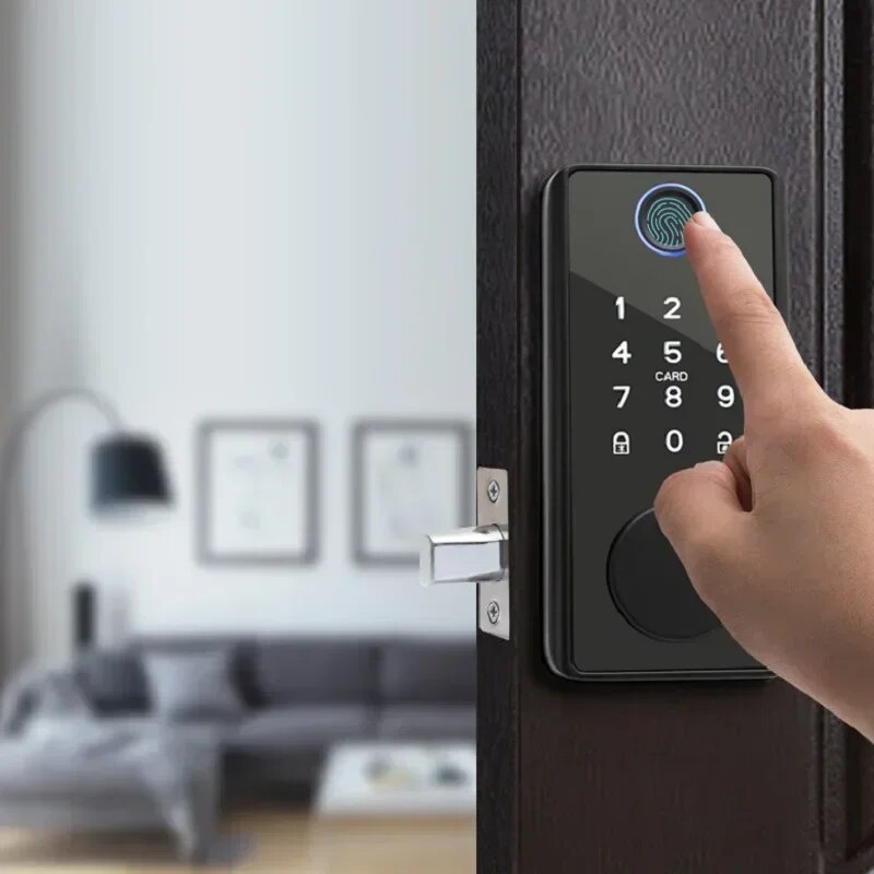 ☻Smart Door Lock TTlock /Tuya Electrical Fingerprint Lock App ...