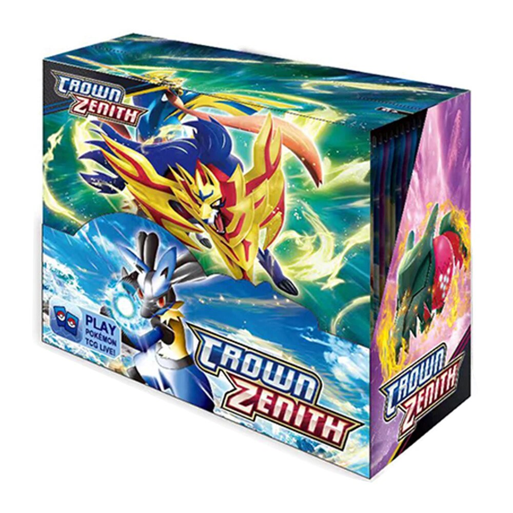 70a 2023 Latest English Version Of Pokemon Crown Zenith Booster 50 360pcs Cards Retail For Chi 0979