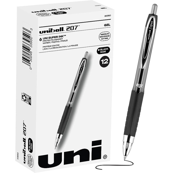 Uni-ball Eye Micro UB-150 Liquid Ink Rollerball Pen Set Mixed Pack of 3  Black, Blue, Red -  Denmark