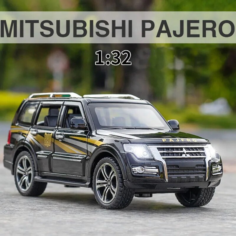 44M 1/32 Mitsubishi PAJERO SUV Car Model Alloy Die Cast Toy Simulation ...