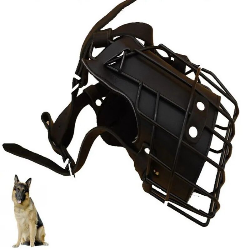 11M Anti-Bite Dog Tactical Mouth Cage Horse Dog Golden Retriever German ...