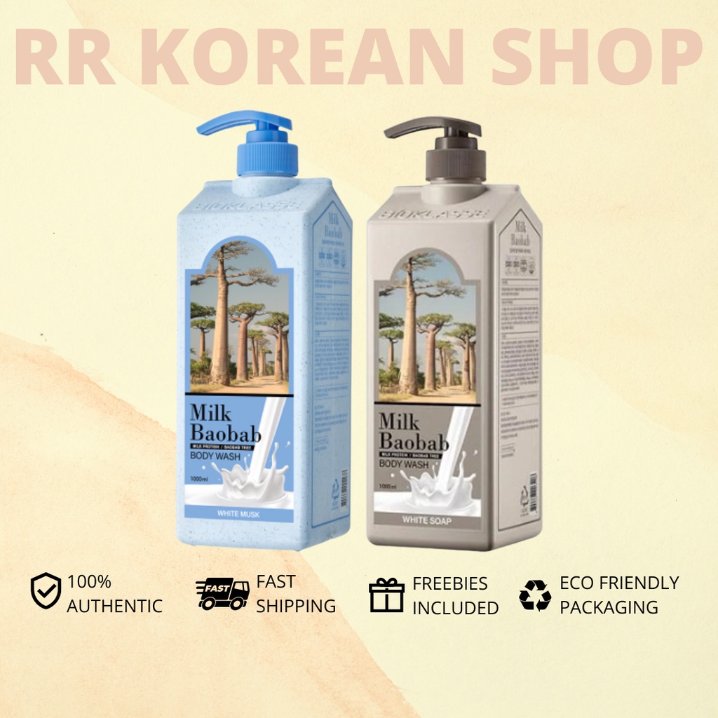 AUTHENTIC Milk Baobab Body Wash Collection 1000ml Shopee Philippines