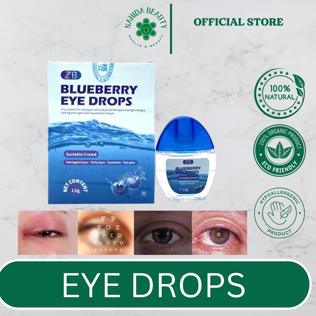 Original Blueberries Eye Drops for Clear Vision Dry Eyes Congestion ...