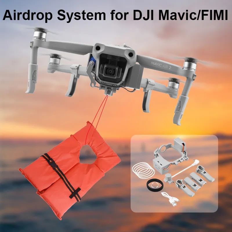 Thrower System For Dji Mavic 2 Pro Air 2 Drone Fishing Bait