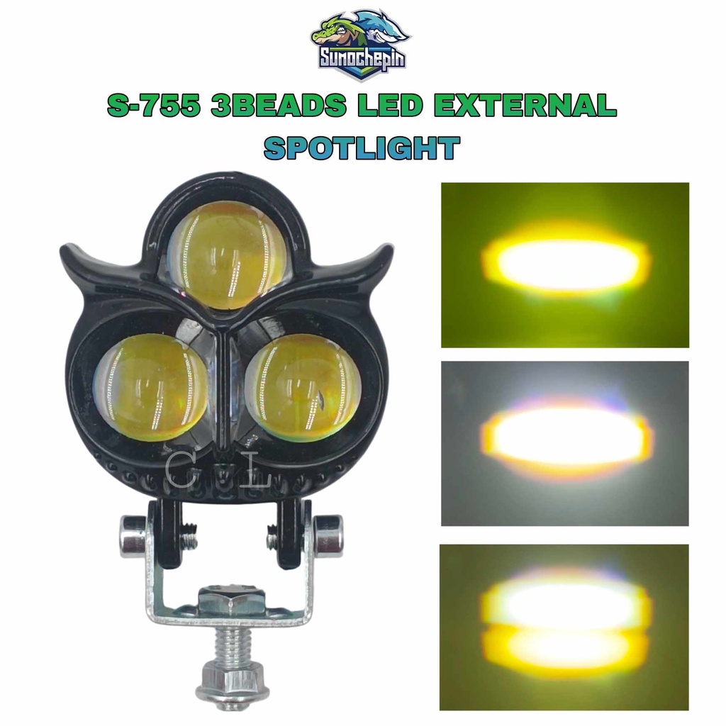 S-755 3BEADS LED EXTERNAL SPOTLIGHT | Shopee Philippines