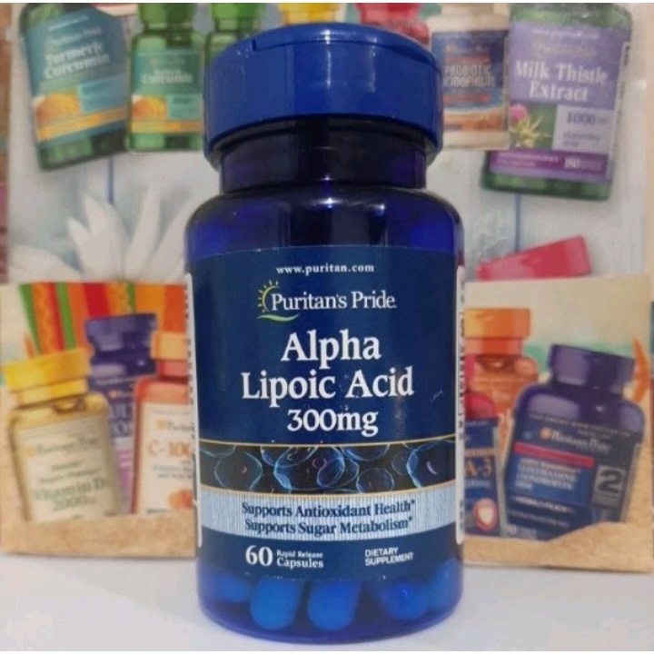 Alpha Lipoic Acid 300 mg 60 capsules EXPIRY January 2026 Puritan's ...