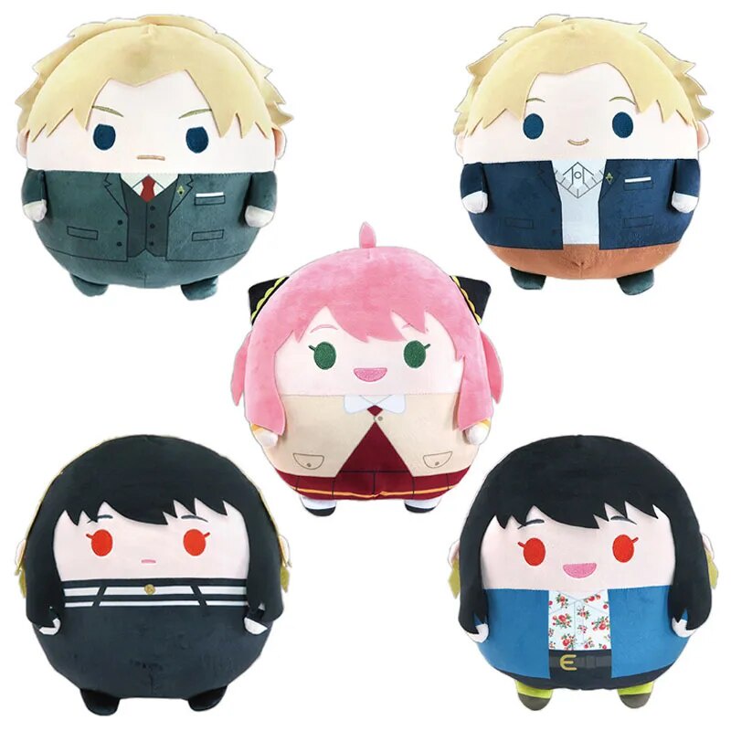 19P New Cute Japan Anime Spy Family Loid Anya Yor Forger Plush Mascot ...