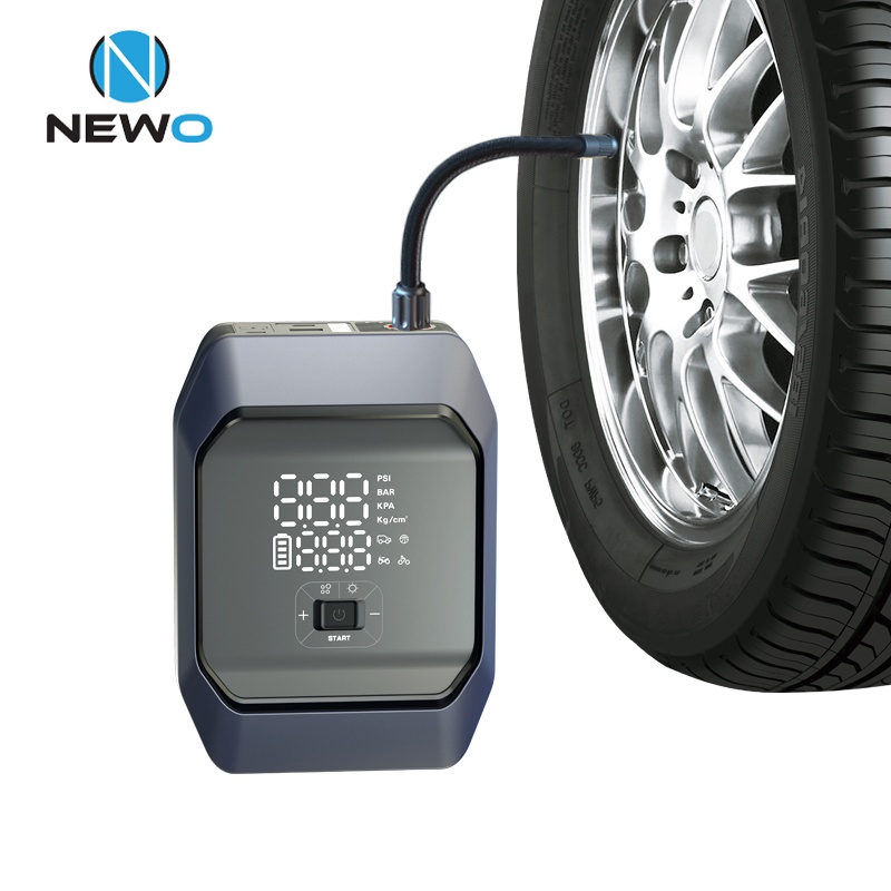 Newo Smart jump starter with air compressor highrate lipo battery jump